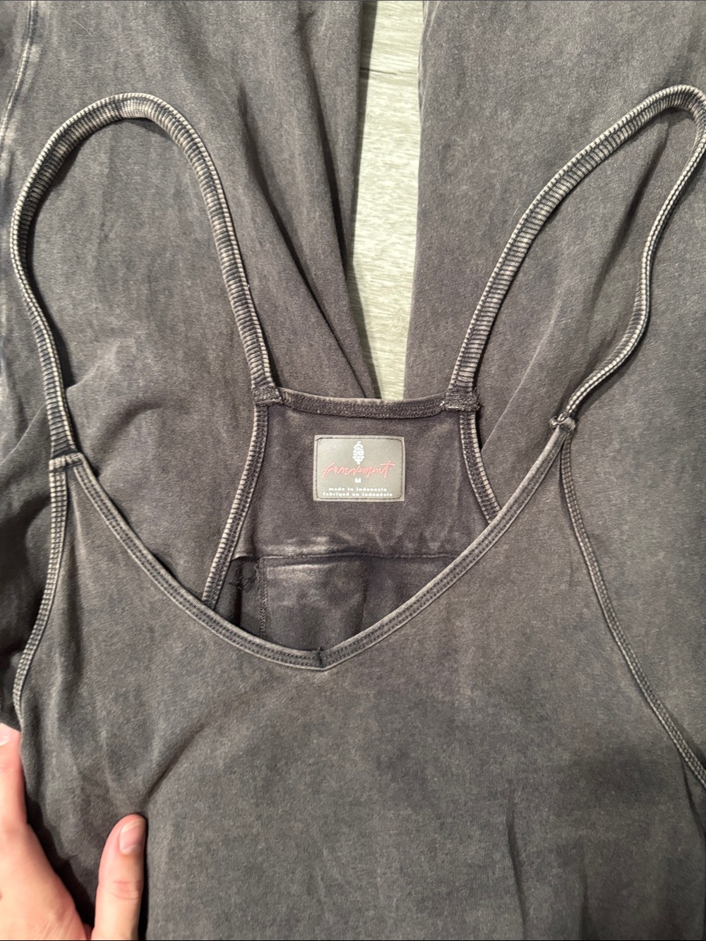 Free People Hot Shot Jumper Washed Black - Picture 7 of 7